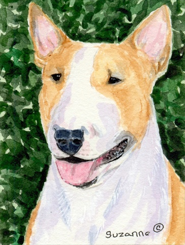 11 x 15 In. Bull Terrier Flag, Garden Size