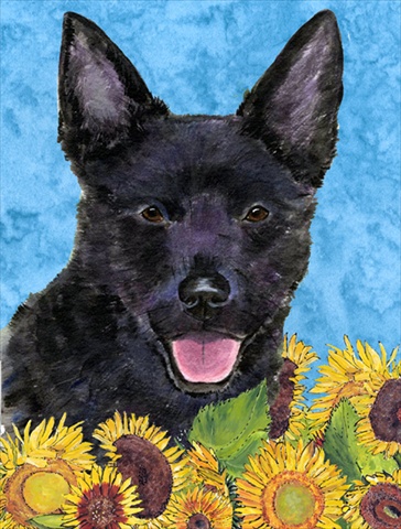 11 x 15 In. Australian Kelpie Flag, Garden Size