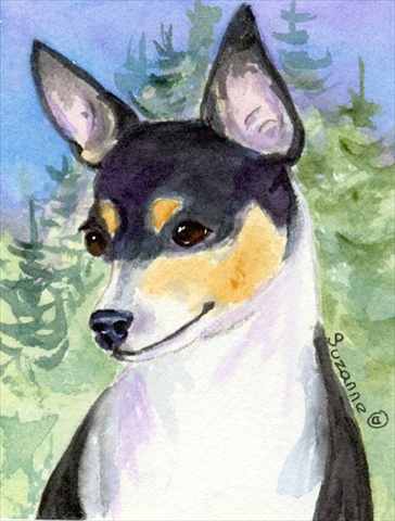 11 x 15 In. Rat Terrier Flag- Garden Size