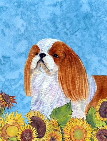 English Toy Spaniel Flag- Garden Size