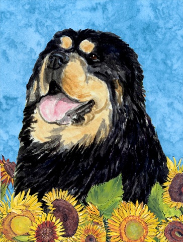 Picture of Carolines Treasures SS4145CHF 28 x 40 In. Tibetan Mastiff Flag Canvas- House Size