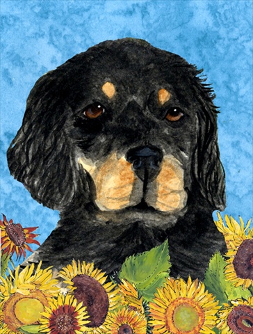 Picture of Carolines Treasures SS4148CHF 28 x 40 In. Gordon Setter Flag Canvas- House Size