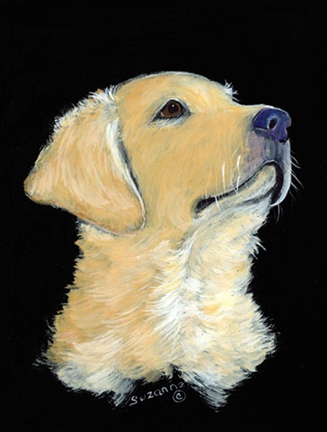 Picture of Carolines Treasures SS8960CHF 28 x 40 In. Golden Retriever Flag Canvas- House Size