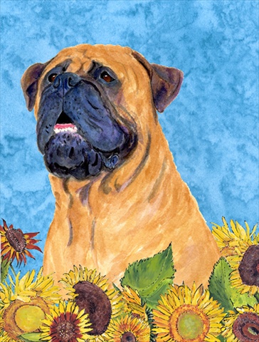 Picture of Carolines Treasures SS4153CHF 28 x 40 In. Bullmastiff Flag Canvas- House Size