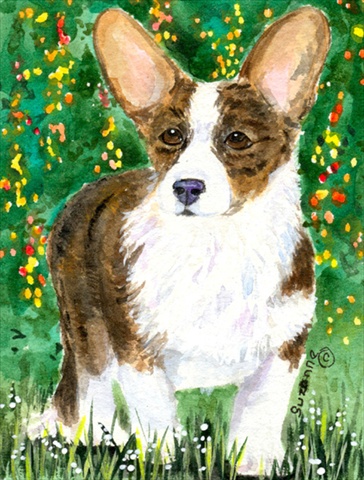 11 x 15 In. Corgi Flag, Garden Size