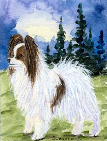 Picture of Carolines Treasures SS8975CHF 28 x 40 In. Papillon Flag Canvas- House Size