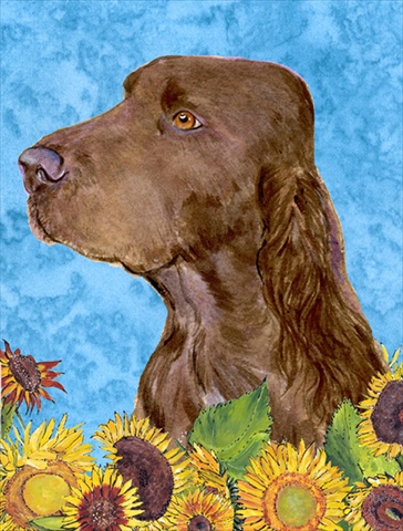 Picture of Carolines Treasures SS4159CHF 28 x 40 In. Field Spaniel Flag Canvas- House Size