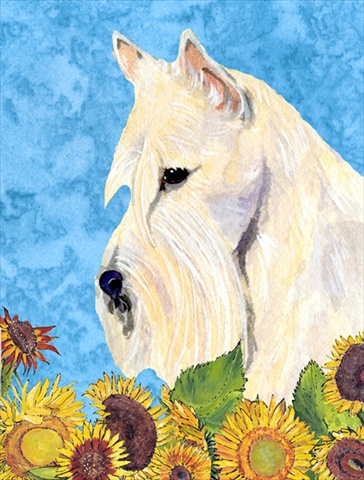 11 x 15 In. Scottish Terrier Flag- Garden Size