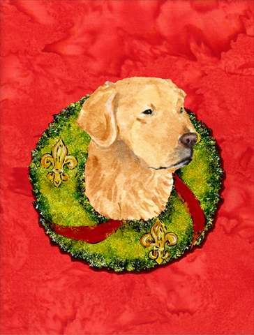 Golden Retriever Flag - Garden Size