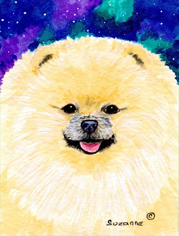 11 x 15 In. Pomeranian Flag, Garden Size
