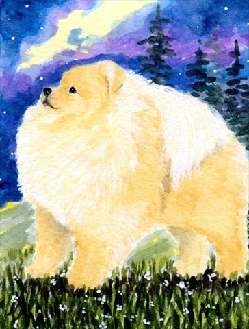 Pomeranian Flag Canvas - House Size