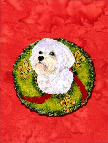 11 x 15 In. Maltese Flag, Garden Size