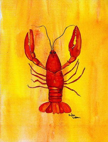 11 x 15 In. Crawfish Flag, Garden Size
