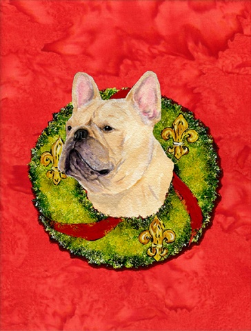 Picture of Carolines Treasures SS4175CHF 28 x 40 In. French Bulldog Flag Canvas- House Size