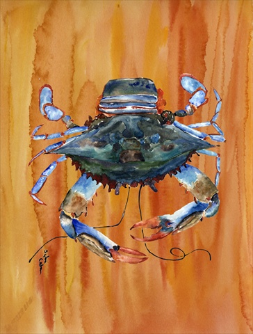 Crab Flag Canvas- House Size