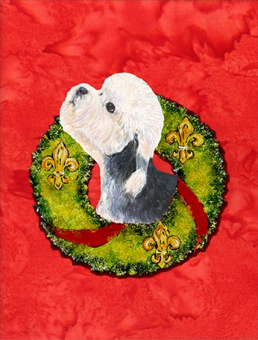 Dandie Dinmont Terrier Flag Garden Size