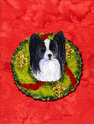 11 x 15 in. Papillon Flag Garden Size