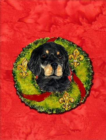 Gordon Setter Flag Garden Size