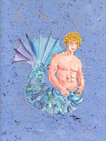 Merman Merman Flag Canvas House Size