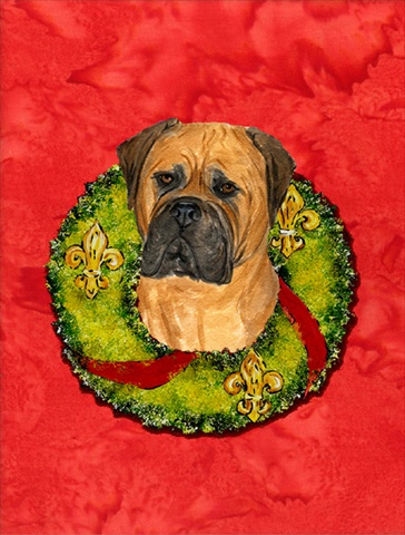 Bullmastiff Flag Garden Size