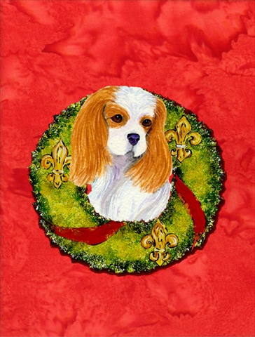 Cavalier Spaniel Flag Garden Size