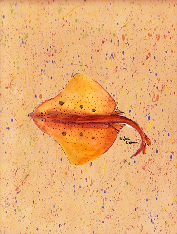 Stingray Stingray Flag Garden Size