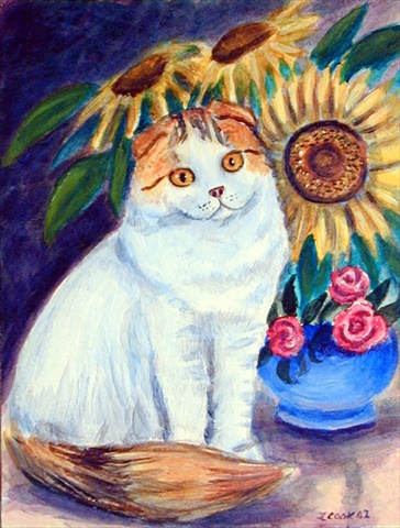 Cat Flag Canvas House Size