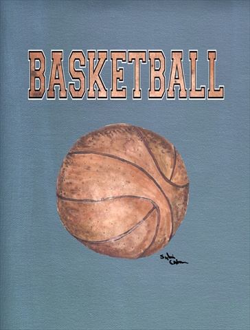 Basketball Flag Canvas House Size