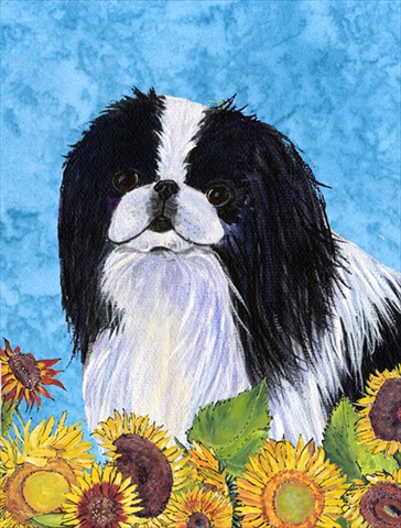 Japanese Chin Flag Canvas House Size