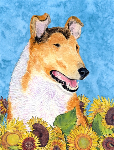 Collie Smooth Flag Garden Size