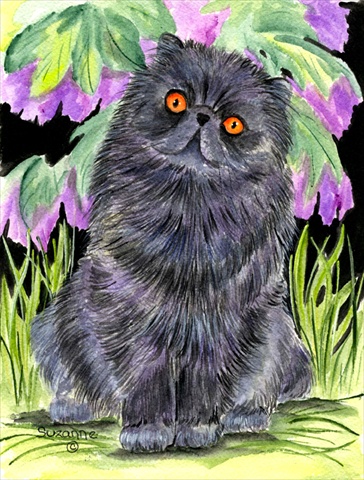 Cat - Persian Flag Canvas House Size