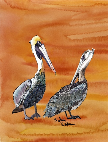 11 x 15 in. Pelican Flag Garden Size