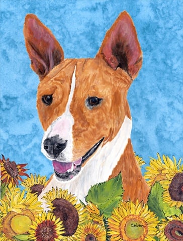 Basenji Flag Garden Size
