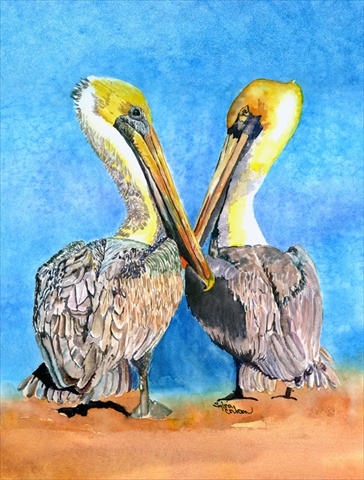 Pelican Flag Canvas House Size