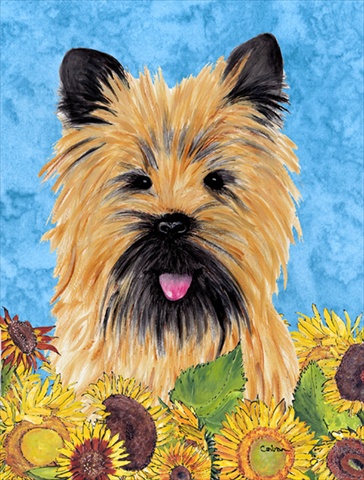 Cairn Terrier Flag Garden Size