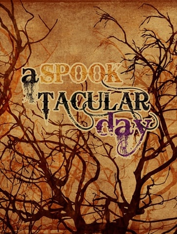 A Spook Tacular Day Halloween Flag Canvas House Size