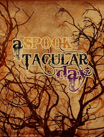 SB3016GF A Spook Tacular Day Halloween Flag Garden Size