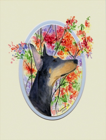 Doberman Flag Garden Size