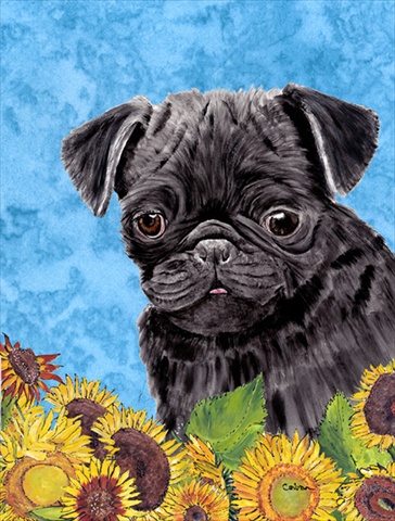 Pug Flag Garden Size