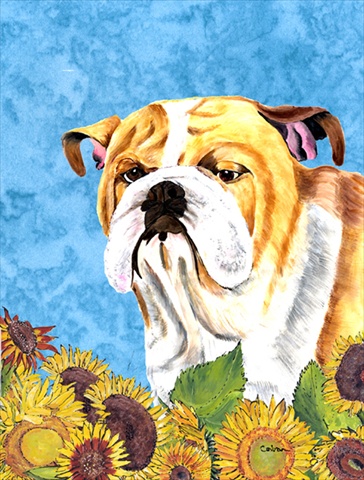 Bulldog English Flag Canvas House Size