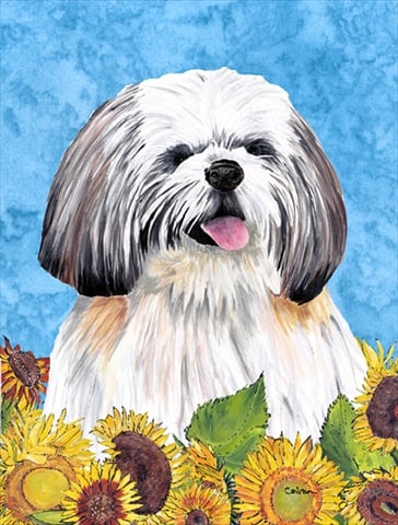 Shih Tzu Flag Garden Size