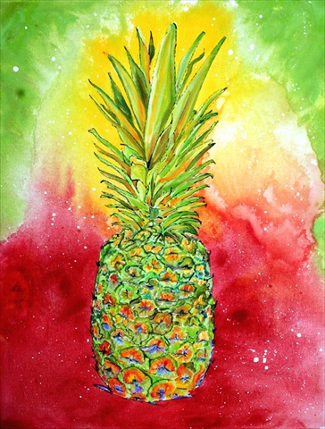 Pineapple Flag Garden Size
