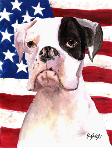 Cooper USA American Flag Boxer Flag Garden Size