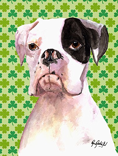 Cooper St Patricks Day Boxer Flag Garden Size