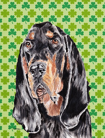 Coonhound St Patricks Irish Flag Garden Size