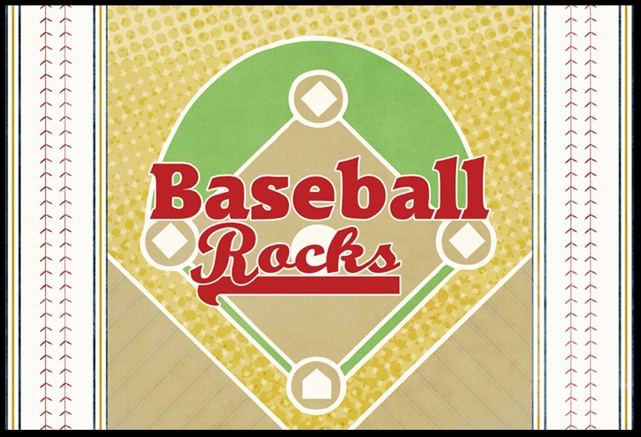 Baseball Rocks Indoor or Outdoor Mat