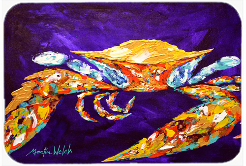 The Right Stuff Crab in Purple Mouse Pad, Hot Pad or Trivet