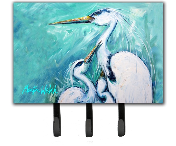Mothers Love White Crane Leash Or Key Holder