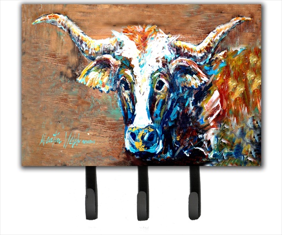 On The Loose Brown Cow Leash Or Key Holder