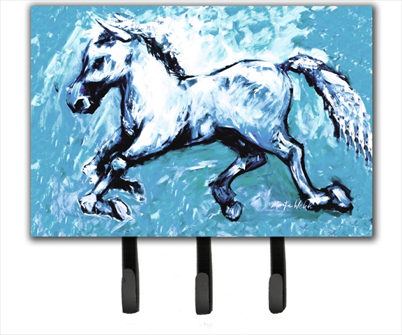 MW1171TH68 Shadow The Horse In Blue Leash Or Key Holder